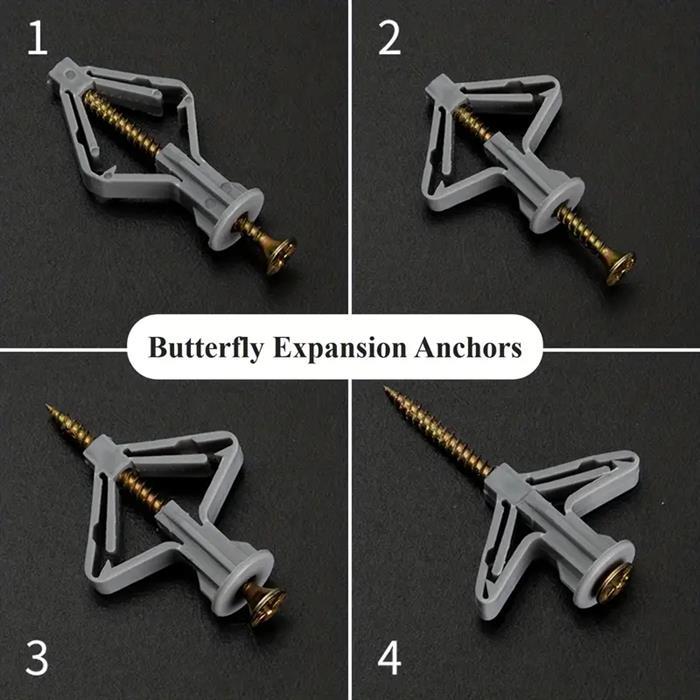 Hollow-Wall Anchors Drywall Anchor Kit With Screw